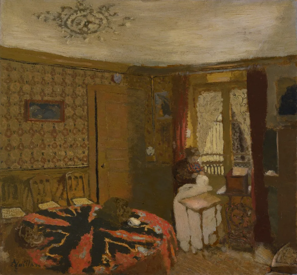 Mme Vuillard Sewing by the Window, rue Truffaut