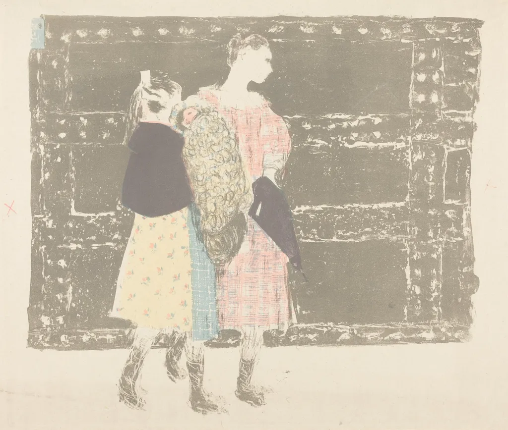 On the "Pont de l'Europe", by Édouard Vuillard, ink, 1898