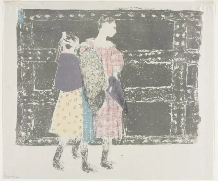On the Pont de l'Europe, by Édouard Vuillard, 1899