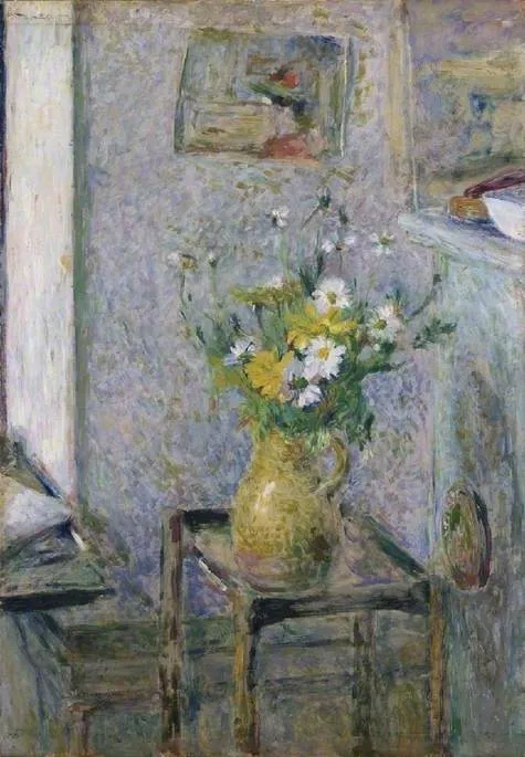 Pot de grès et fleurs, by Édouard Vuillard, unspecified, 1914