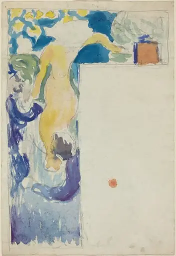 Program Design for the Théâtre Libre [recto], by Édouard Vuillard