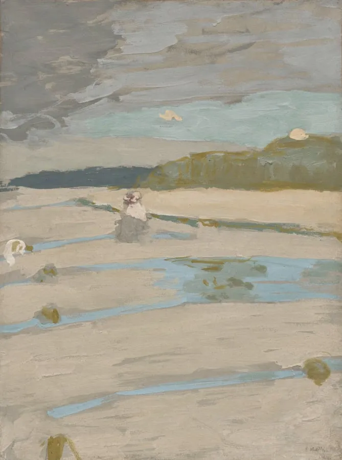 The Beach at Saint-Jacut, by Édouard Vuillard, 1909
