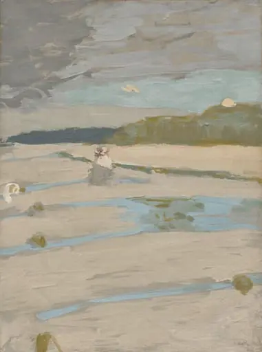 The Beach at Saint-Jacut, by Édouard Vuillard