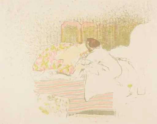 The Birth of Annette (La naissance d'Annette), by Édouard Vuillard