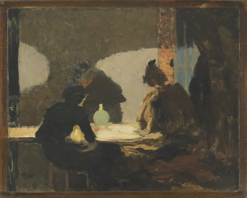 The Green Lamp, by Édouard Vuillard