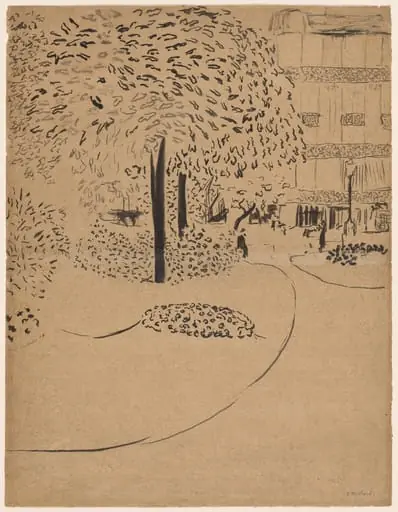 The Square, by Édouard Vuillard