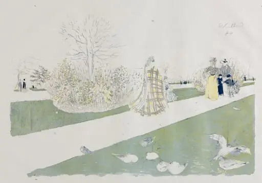 The Tuileries Garden, by Édouard Vuillard