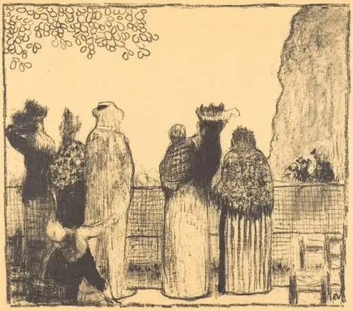The Tuileries (Les Tuileries), by Édouard Vuillard