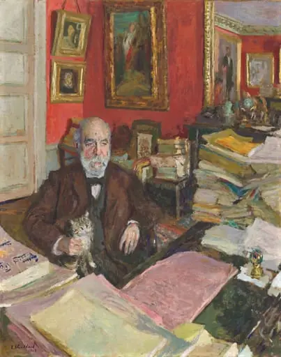 Théodore Duret, by Édouard Vuillard