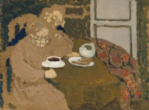 Two Women Drinking Coffee, by Édouard Vuillard