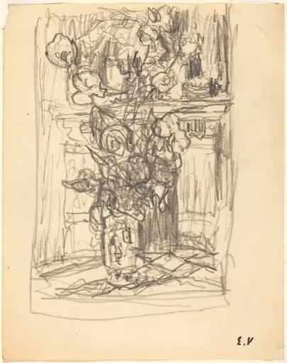 Vase of Flowers, by Édouard Vuillard