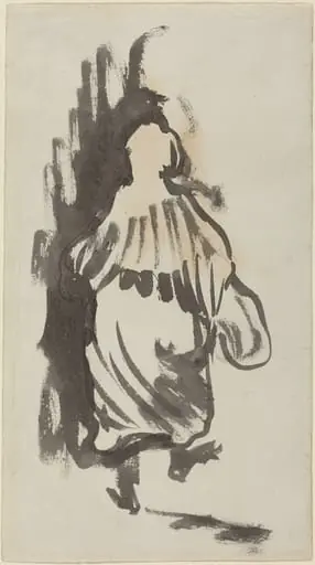 Walking Figure Seen from Behind, by Édouard Vuillard