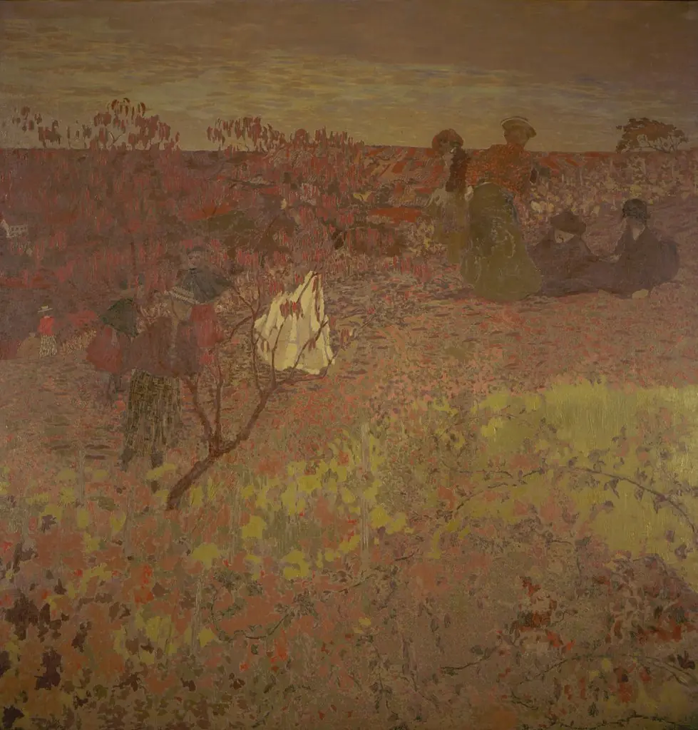 Walking in the Vineyard, by Édouard Vuillard