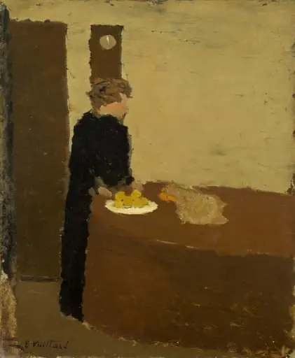 Woman in Black, by Édouard Vuillard