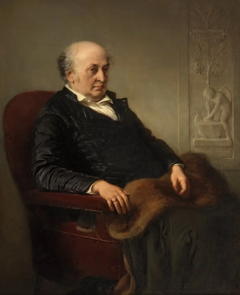 Painting of Wilhelm Schadow, by Eduard Bendemann