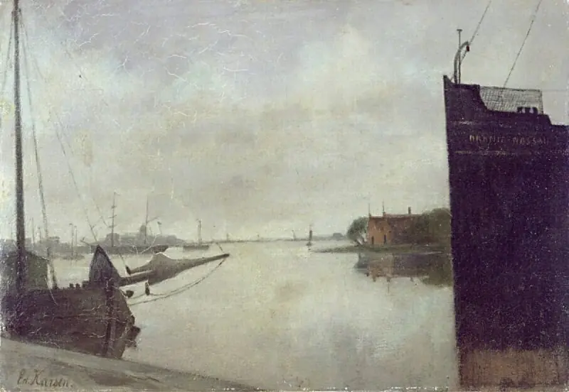 Aan het IJ, by Eduard Karsen