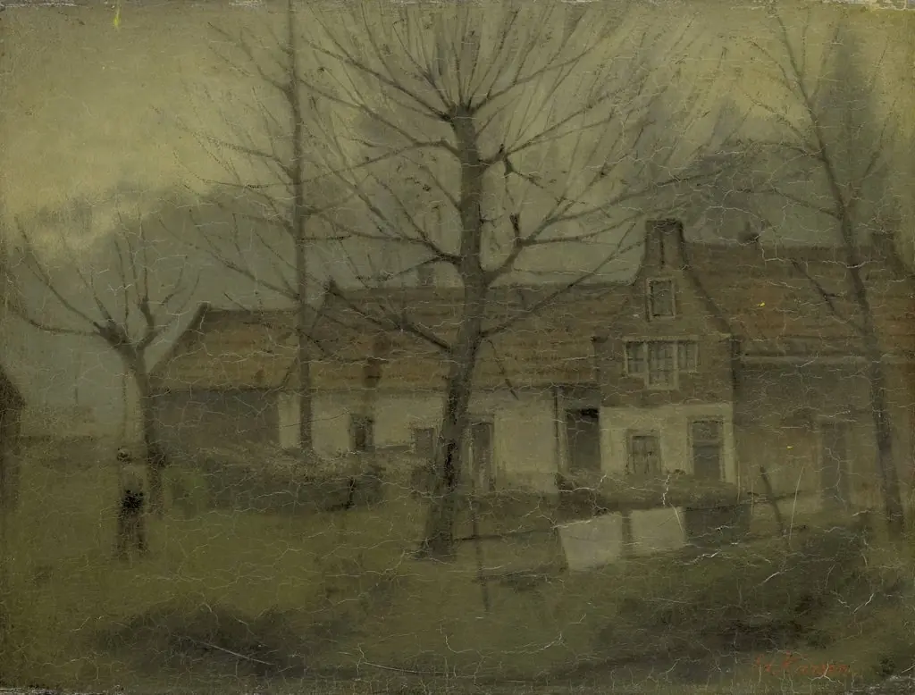 Houses in a Village, by Eduard Karsen