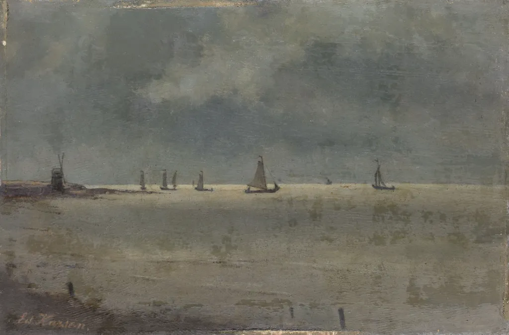 The Zuider Zee, by Eduard Karsen, oil, 1896