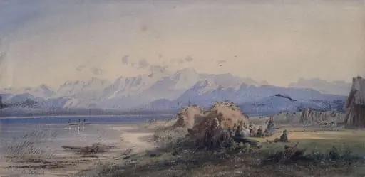 Landscape, Switzerland, by Eduard Schleich