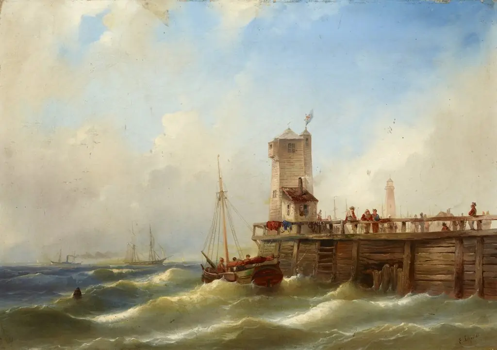 Sea Landscape, by Eduard Schmidt