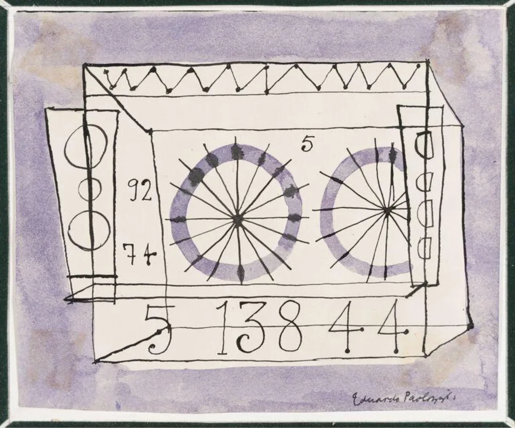 Target Drawing, by Eduardo Paolozzi, 1947