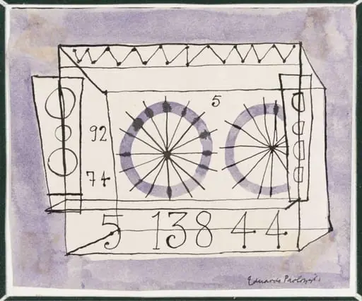 Target Drawing, by Eduardo Paolozzi