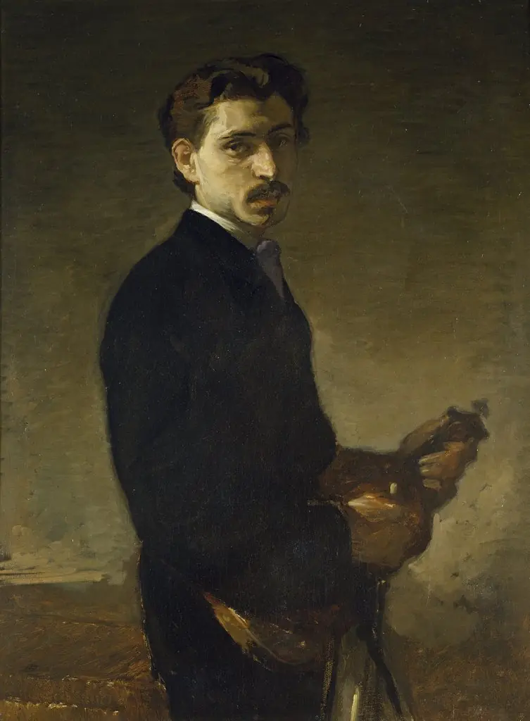 Ettore Pinelli, the Violinist, by Eduardo Rosales