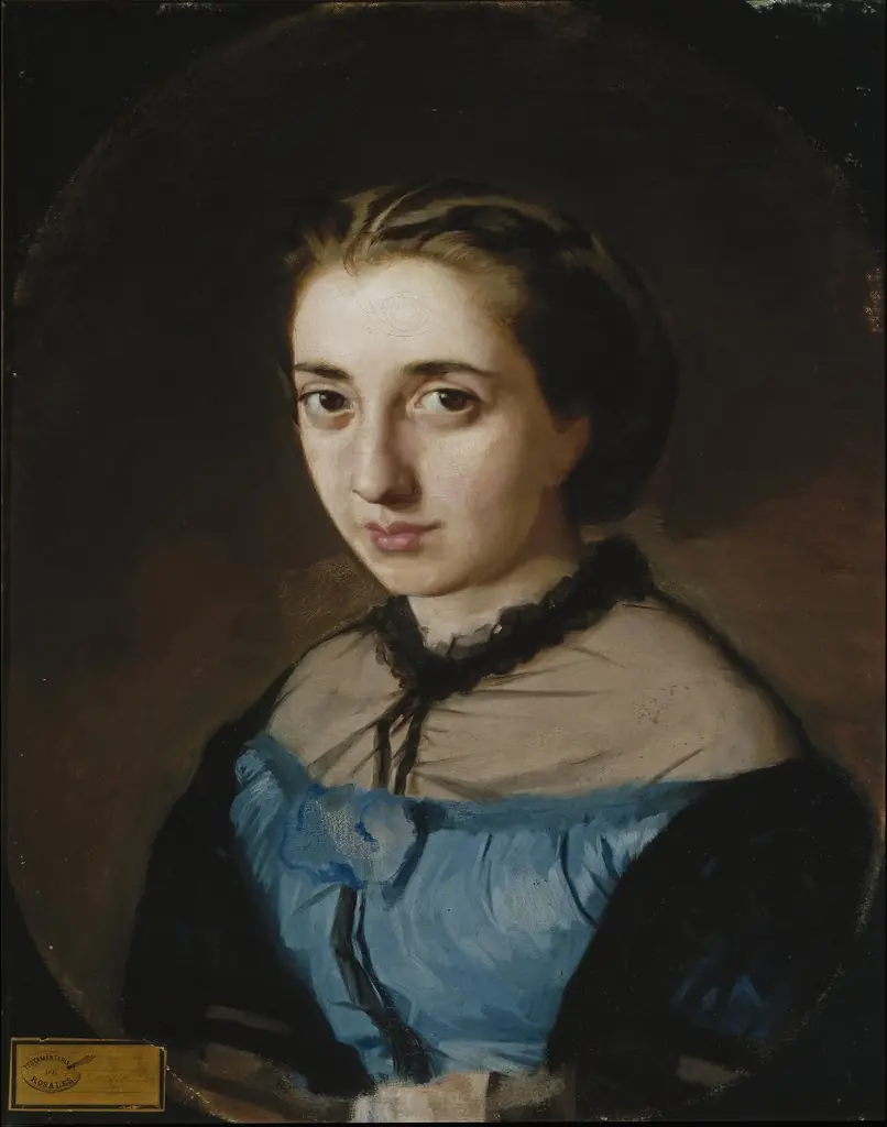 Maximina Martínez de la Pedrosa, the Artist's Wife, by Eduardo Rosales