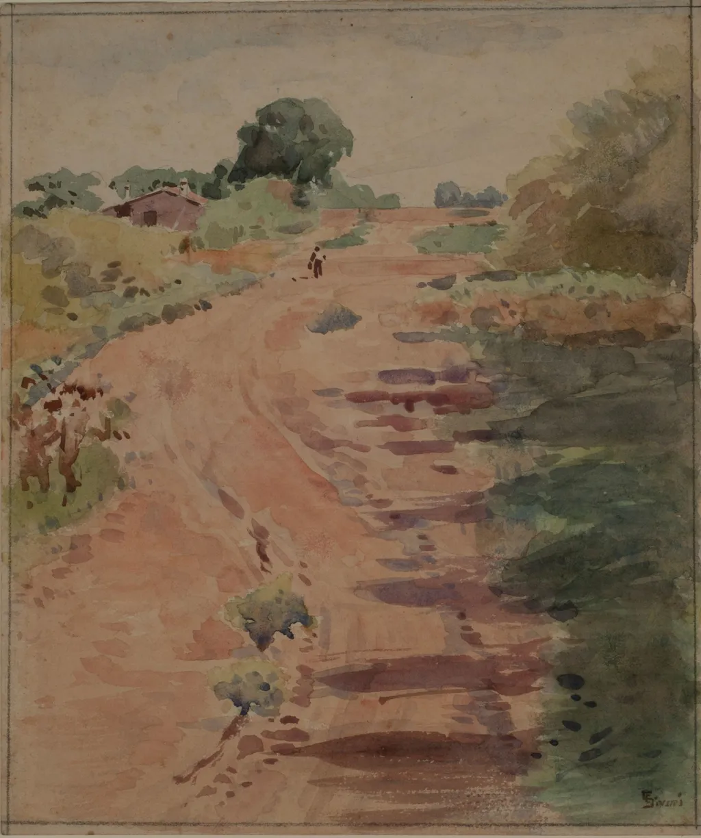 A street in Billinghurst, by Eduardo Sívori, unspecified, 1850