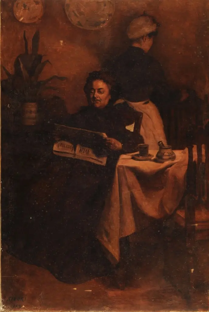 La Petite Rentiere, by Eduardo Sívori
