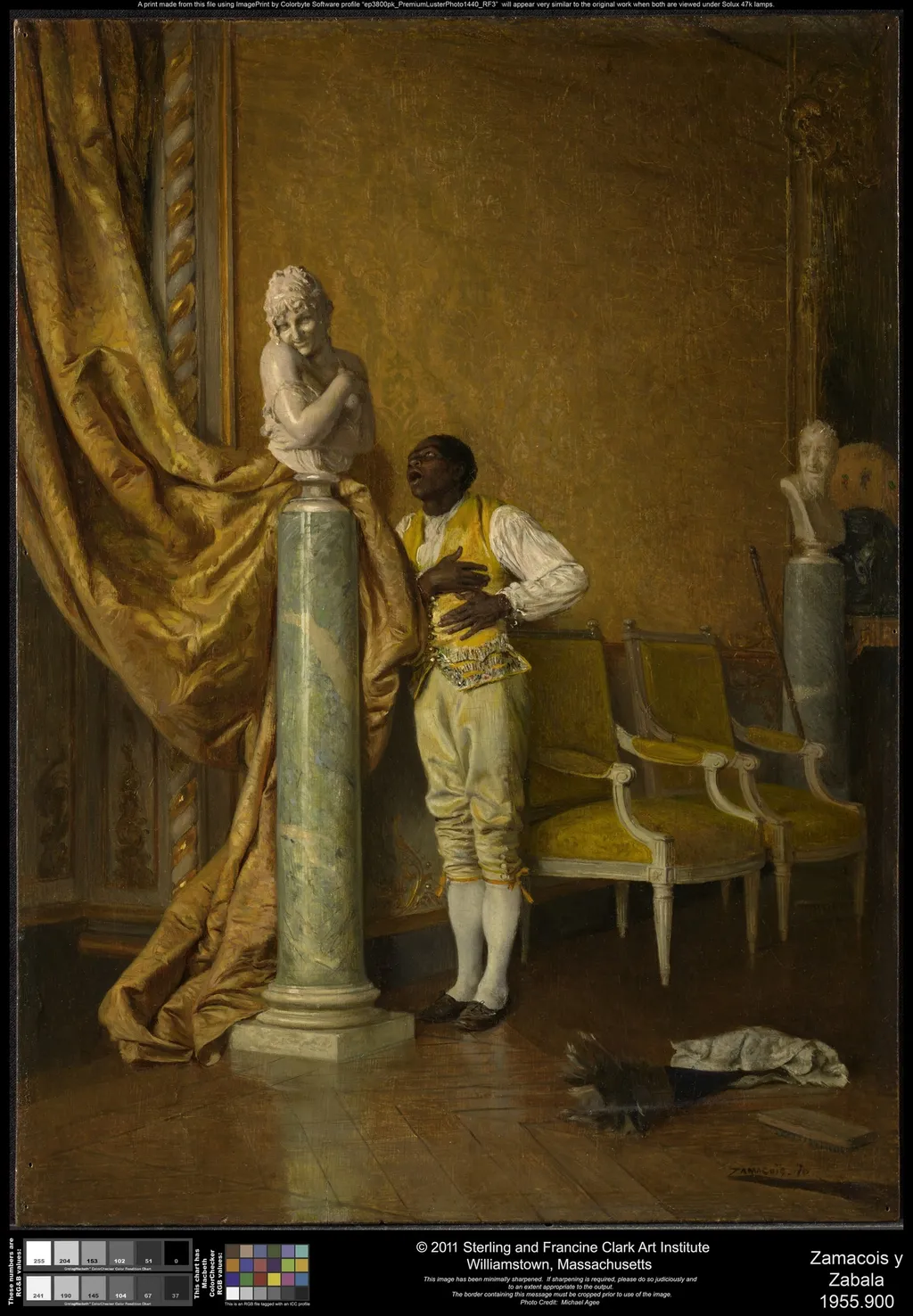 Platonic Love, by Eduardo Zamacois y Zabala, oil, 1870