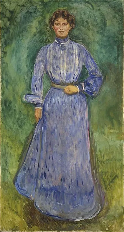 Aase Nørregaard, by Edvard Munch, oil, 1902