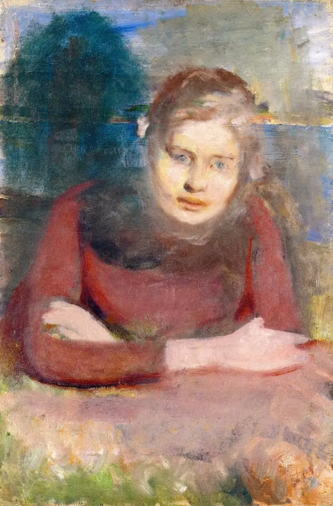 Aasta Carlsen, by Edvard Munch