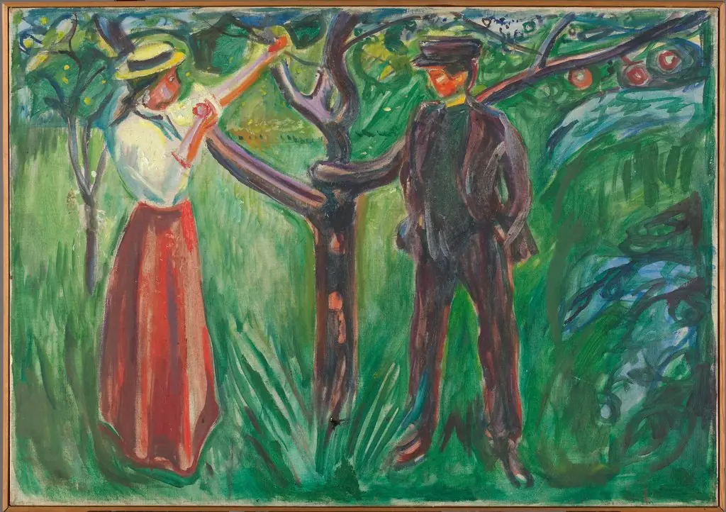 Adam and Eve, by Edvard Munch