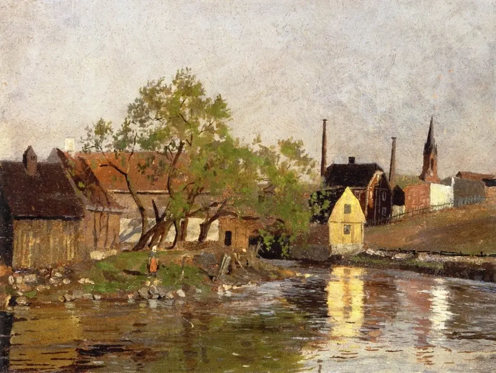 Akerselva, by Edvard Munch