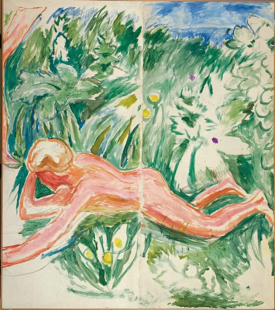 Alma Mater: Boy Lying Down, by Edvard Munch