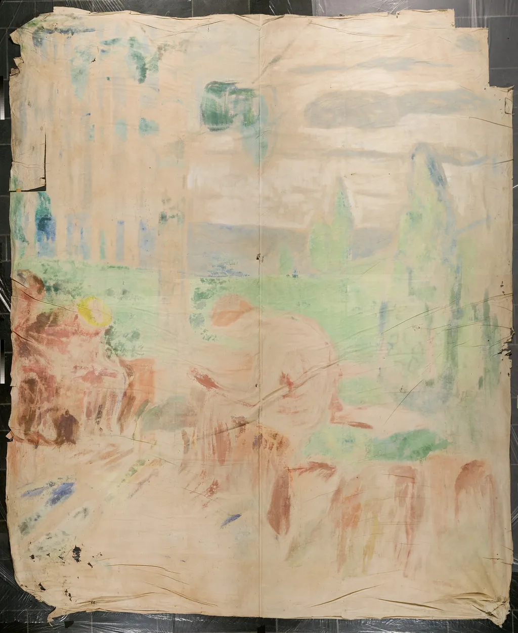 Alma Mater: Right Side, by Edvard Munch, oil, 1910