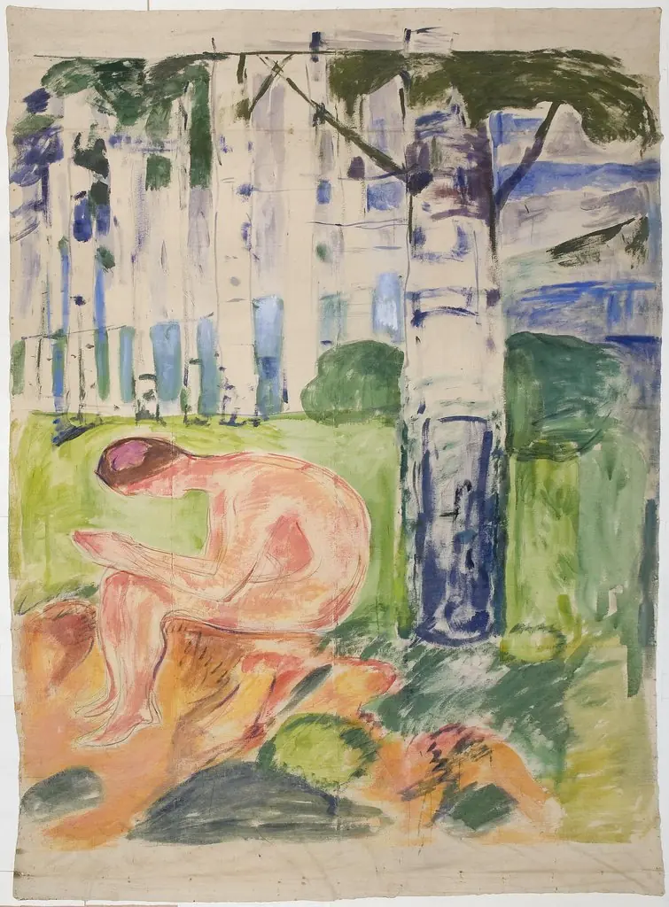 Alma Mater: Seated Youth, by Edvard Munch