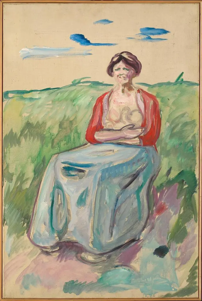 Alma Mater: Study, by Edvard Munch