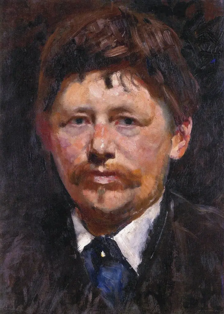 Andreas Singdahlsen, by Edvard Munch