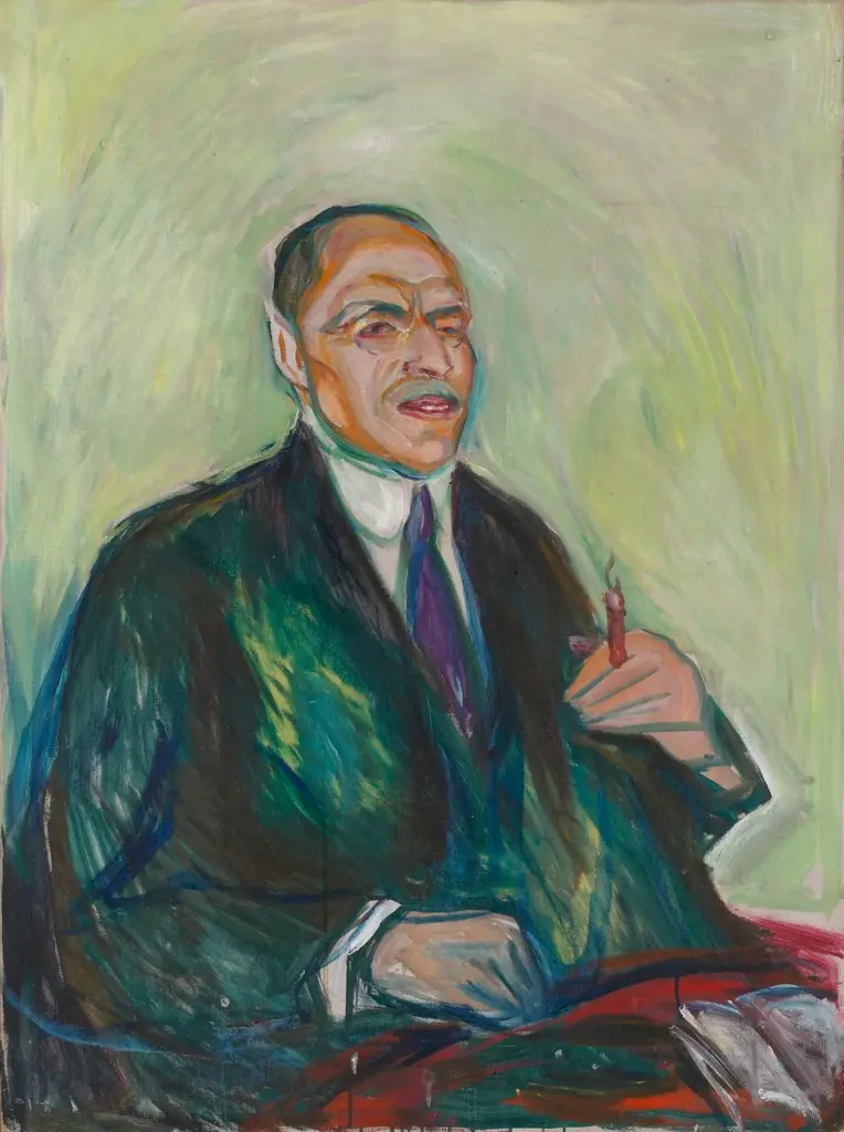 Anton Brünings, by Edvard Munch