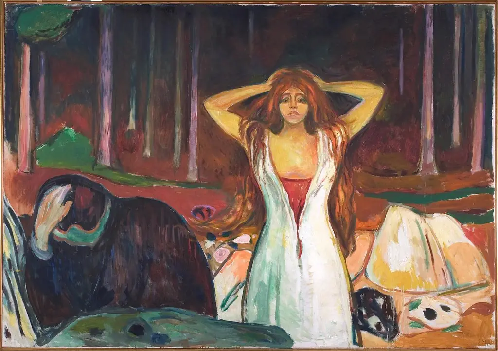Ashes, by Edvard Munch