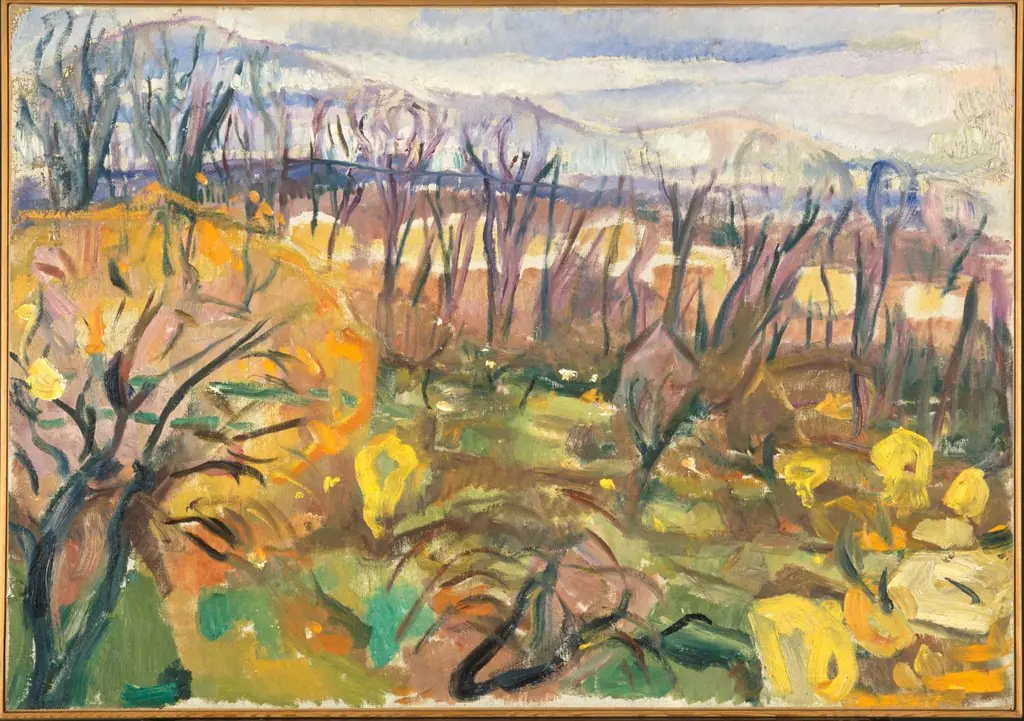 Autumn Colours, by Edvard Munch