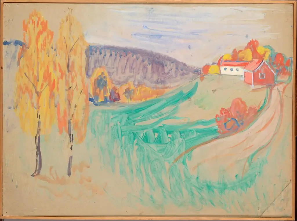Autumn Landscape, by Edvard Munch