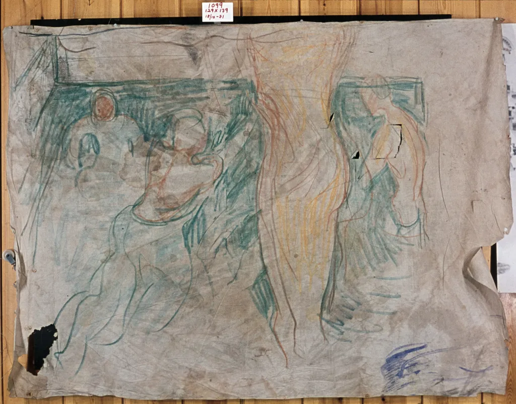 Bath, by Edvard Munch, unspecified, 1907