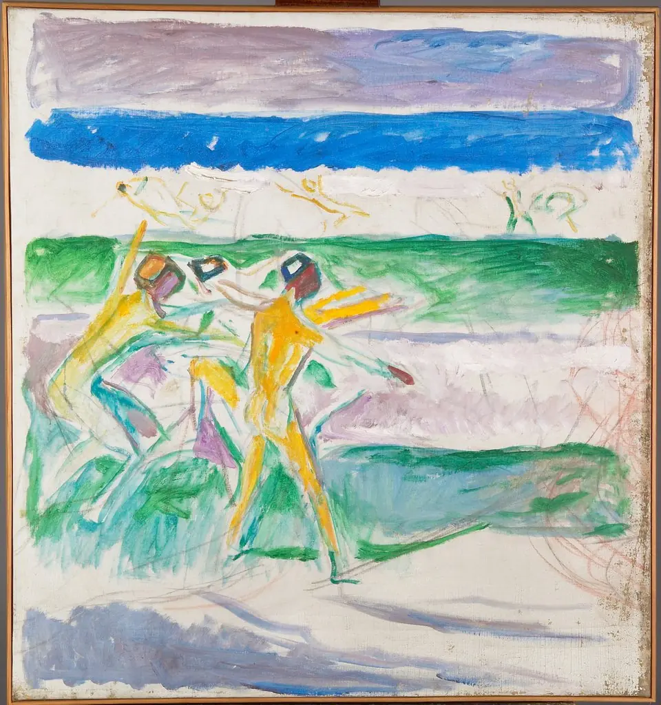 Bathers, by Edvard Munch