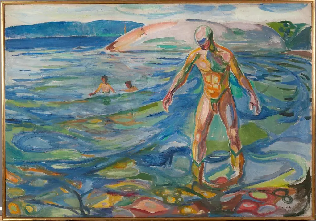 Bathing Man, by Edvard Munch