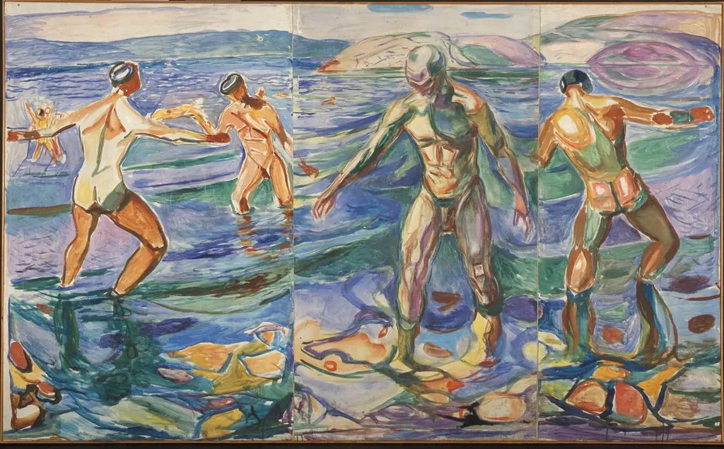 Bathing Men, by Edvard Munch