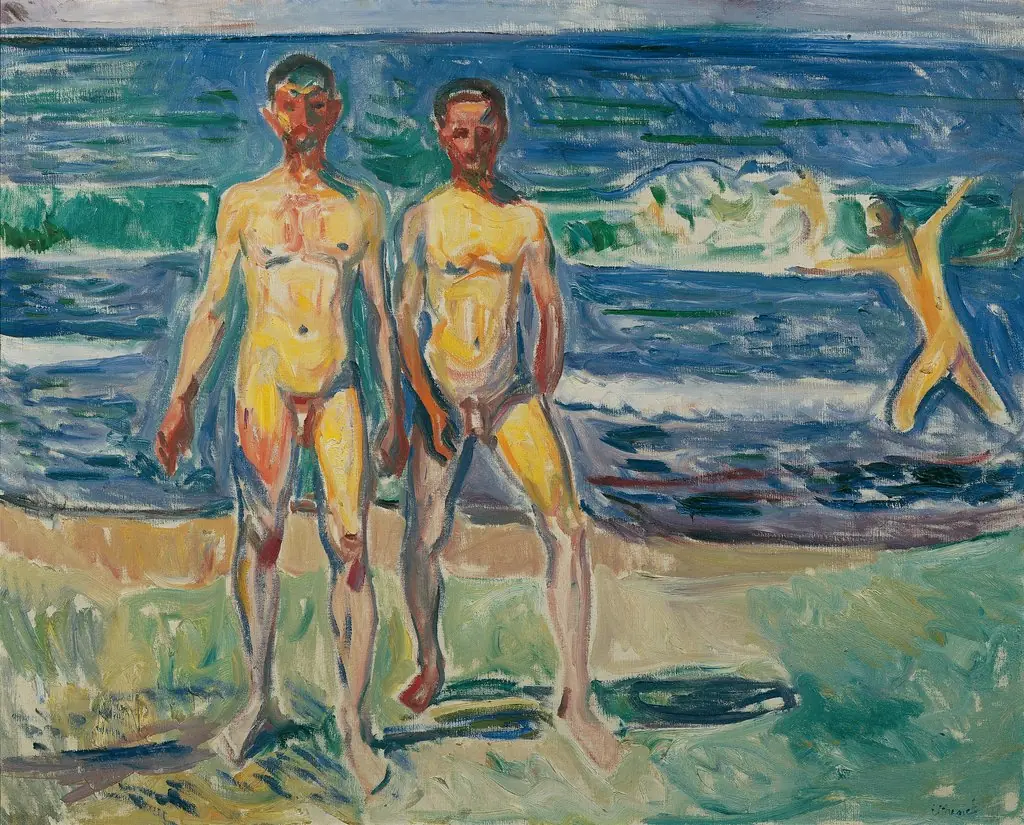Bathing Men, by Edvard Munch