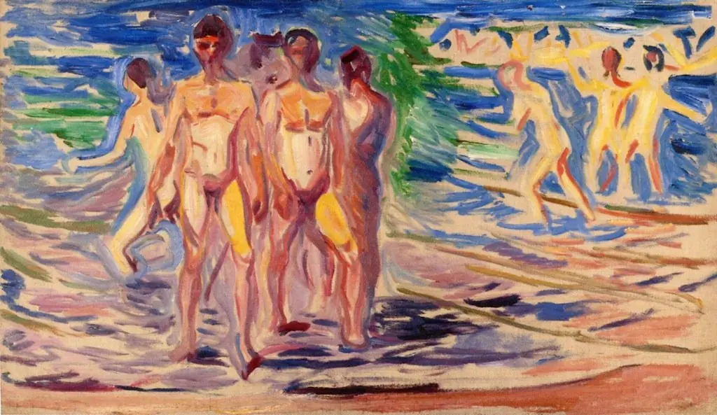 Bathing Men, by Edvard Munch